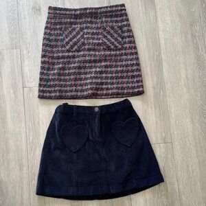 Brooks Brothers Pink and Black Mini A-Line Skirt